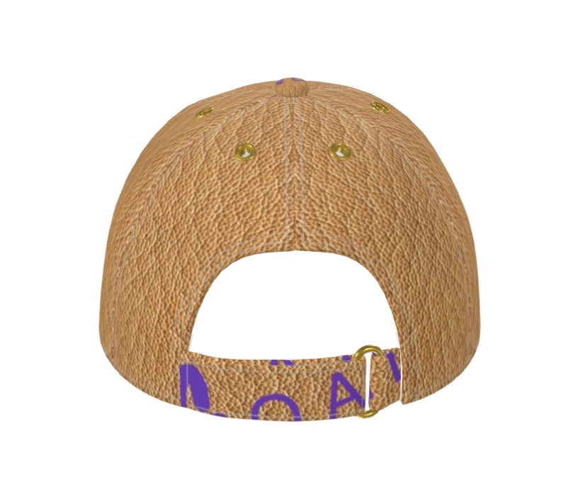 Limited Edition G.O.D! Faux Leather Printed COTTON G.O.A.T. Cap