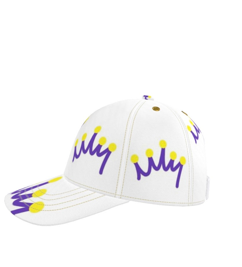 Limited Edition G.O.D! White Crown On Crown Cap