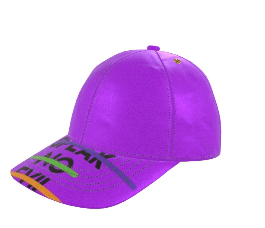 Limited Edition G.O.D! Magenta Silk “Speak No Evil” Cap