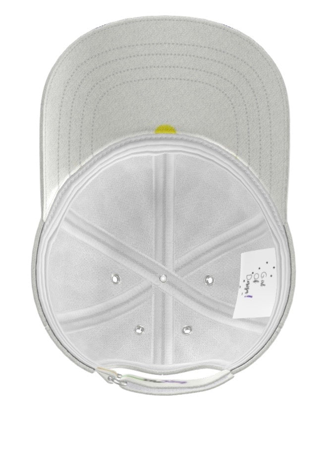 Limited Edition G.O.D! White Silk JCMKing Cap