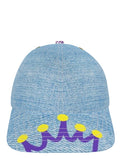 G.O.D! Faux Blue Denim Printed Queen Cap