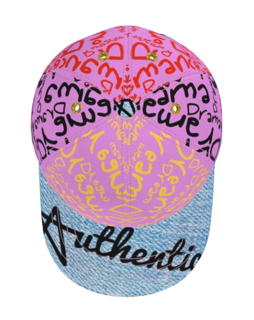 G.O.D! Faux Blue Denim Printed Collage Cap