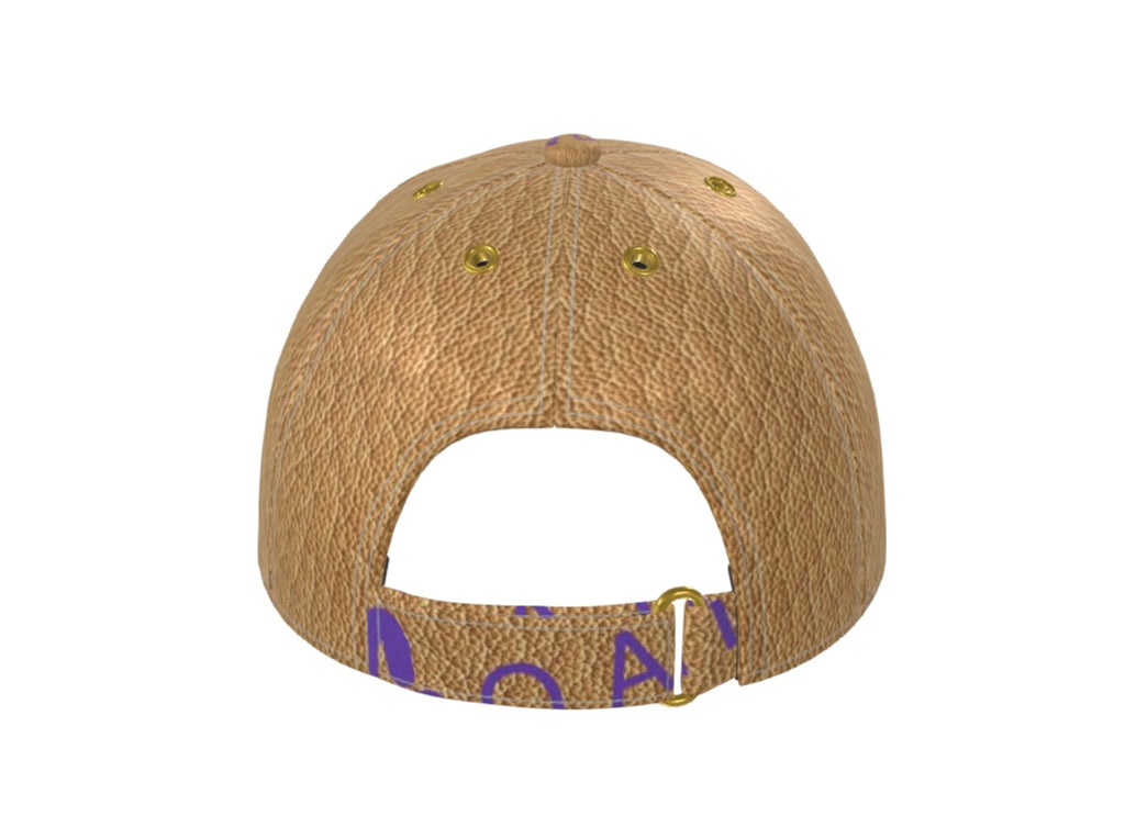 Limited Edition G.O.D! Faux Leather Printed Silk G.O.A.T. Cap
