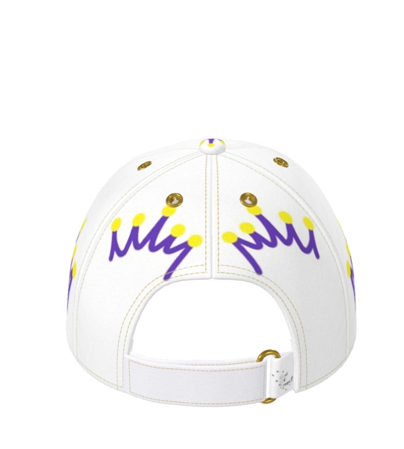 Limited Edition G.O.D! White Crown On Crown Cap
