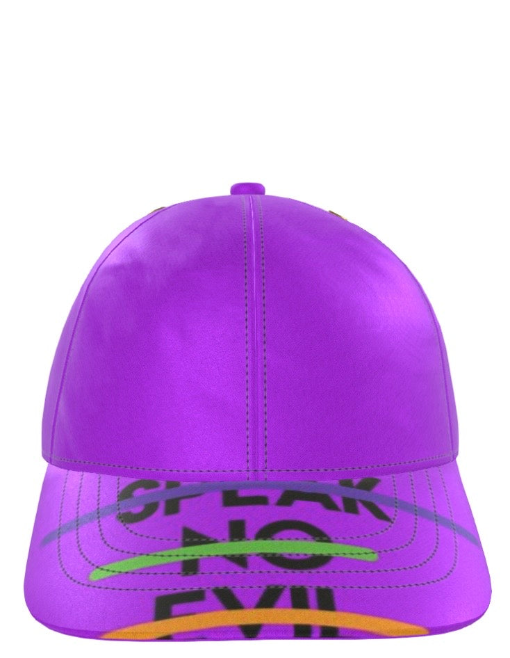 Limited Edition G.O.D! Magenta Silk “Speak No Evil” Cap