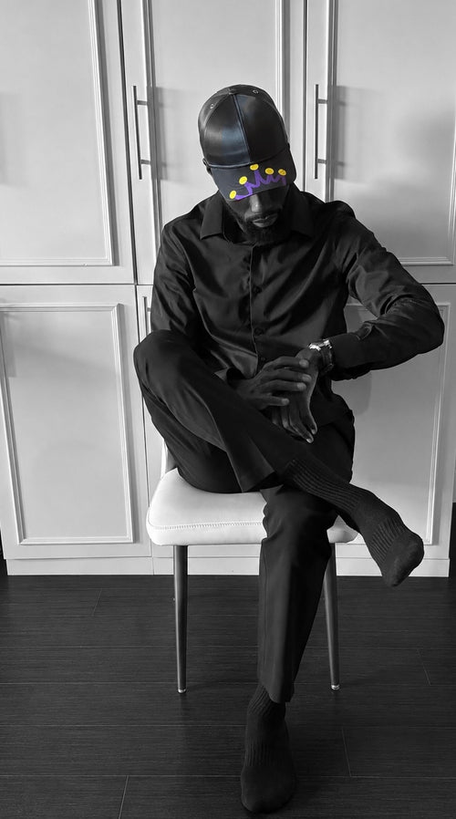 G.O.D! Black Silk JCMKing Cap-Limited Edition