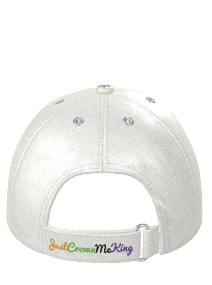 Limited Edition G.O.D! White Silk JCMKing Cap